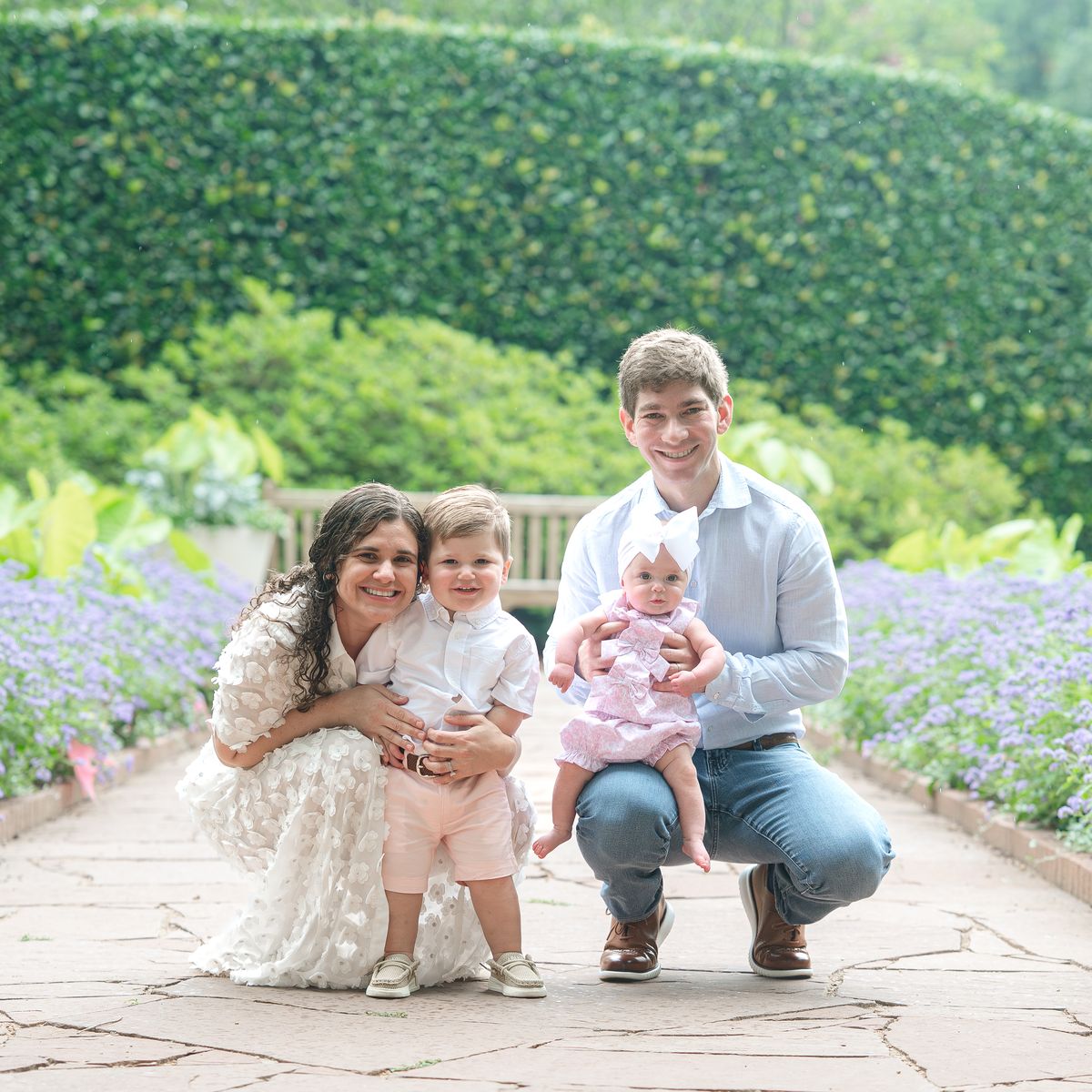 Alec Strull with his family